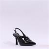 Marco Tozzi Soller Strap Slingback Heel - Black