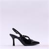 Marco Tozzi Soller Strap Slingback Heel - Black