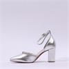 Marco Tozzi Masino Glitter Strap Heel - Silver