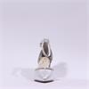 Marco Tozzi Masino Glitter Strap Heel - Silver