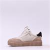 Marco Tozzi Unila Laced Platform Trainer - Ivory Combi