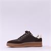 Marco Tozzi Crista Side-Zip Lace Trainer - Chocolate Combi