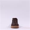 Marco Tozzi Crista Side-Zip Lace Trainer - Chocolate Combi