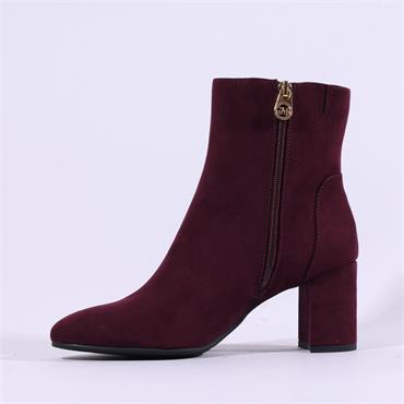 Marco Tozzi X Guido Lode Ankle Boot - Mulberry