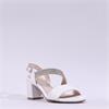 Marco Tozzi Paduli Glitter Cross Strap - White Combi