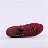 Gabor Dolly High Platform Zip Trainer - Wine Suede