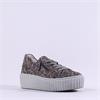 Gabor Dolly High Platform Zip Trainer - Dark Leopard