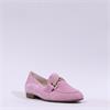 Gabor Jangle Slip On Buckle Loafer - Pink Suede