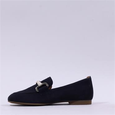 Gabor Jangle Slip On Buckle Loafer - Dark Navy