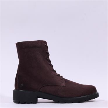 Ecco Women Metropole Vienna Laced Boot - Brown Nubuck