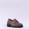 Ecco Women Metropole Vienna Loafer - Light Brown Suede