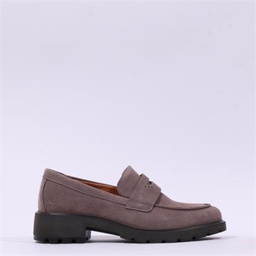 Ecco Women Metropole Vienna Loafer - Light Brown Suede