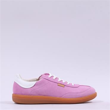 Ecco Women Soft 11 Lace Trainer - Lilac Chiffon
