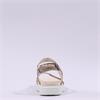 Ecco Women Soft Velcro Strappy Sandal - Metallic Snake