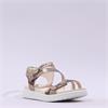 Ecco Women Soft Velcro Strappy Sandal - Metallic Snake