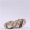 Ecco Women Soft Velcro Strappy Sandal - Metallic Snake