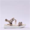 Ecco Women Soft Velcro Strappy Sandal - Metallic Snake