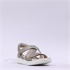 Ecco Women Soft Sandal Cross Straps - Cashmere Metallic