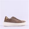 Gabor Sail Platform Bungie Lace Trainer - Mocha Suede