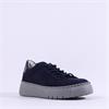 Gabor Sail Platform Bungie Lace Trainer - Dark Navy Suede