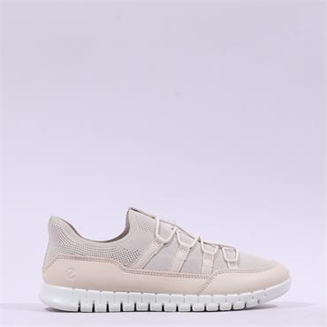 Ecco Women Gruuv Lite Pullstring Trainer - Limestone