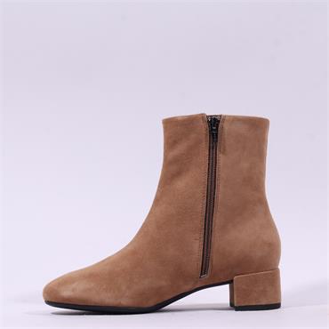 Ecco Women Liva 35 Low Heel Boot - Camel Suede
