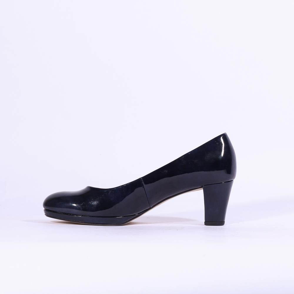 gabor navy flat shoes