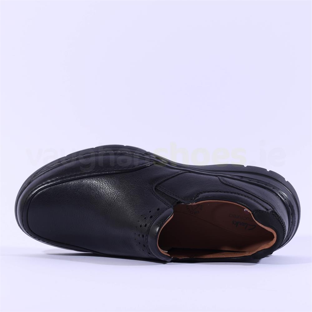 un brawley step black leather