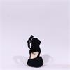Gabor Gala Ankle Strap Block Heel Court - Black Suede