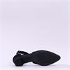 Gabor Gala Ankle Strap Block Heel Court - Black Suede