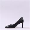 Gabor Dane Classic Pointed Toe High Heel - Black Leather