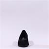 Gabor Helga Stacked Heel Court Shoe - Black Suede
