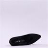 Gabor Helga Stacked Heel Court Shoe - Black Suede