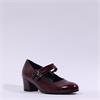 Gabor Belva Two Strap Block Heel - Mulberry