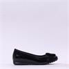 Gabor Forrest Ring Detail Low Wedge Pump - Black Patent