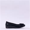 Gabor Forrest Ring Detail Low Wedge Pump - Dark Navy Patent