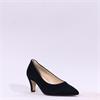 Gabor Daze Pointed Mid Heel - Black Suede