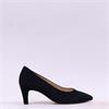 Gabor Daze Pointed Mid Heel - Black Suede