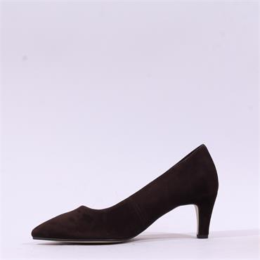 Gabor Daze Pointed Mid Heel - Mocca Suede
