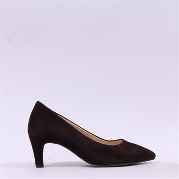 Gabor Daze Pointed Mid Heel - Mocca Suede