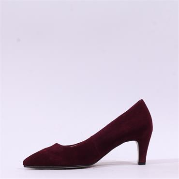 Gabor Daze Pointed Mid Heel - Mulberry Suede