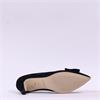 Gabor Dusty Bow Detail High Heel - Black Suede