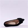 Gabor Dusty Bow Detail High Heel - Black Suede