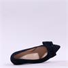 Gabor Dusty Bow Detail High Heel - Dark Navy Suede