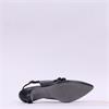 Gabor Edith 2 Strap Low Heel Slingback - Black Leather