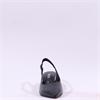 Gabor Lazona Mid Heel Pointed Slingback - Black Leather