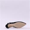 Gabor Lazona Mid Heel Pointed Slingback - Black Suede