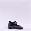 Gabor Iggy Low Heel Strap Loafer - Black Patent