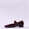 Gabor Iggy Low Heel Strap Loafer - Mulberry Patent