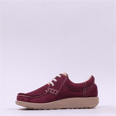 Ecco Women Joke Stitch Toe Shoe - Dark Ruby